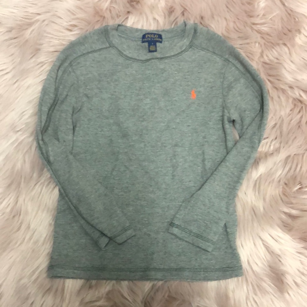Boys thermal long sleeve shirt.